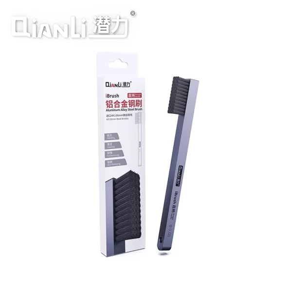 Qianli iBrush Aluminum Alloy 0 08mm Steel Brush For Phone Repair Polishing Dust Cleaning Tin Glue