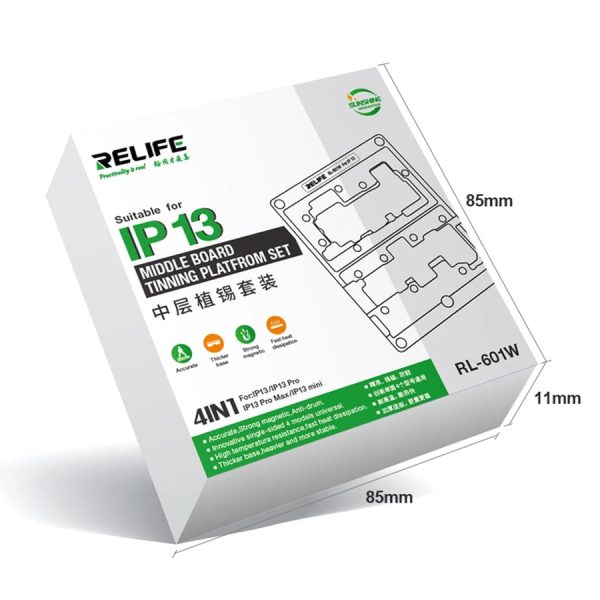 RELIFE RL 601W Planting Platform for iPhone 13 13 Mini 13 Pro 13 Pro Max Motherboard
