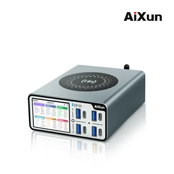 AIXUN DP20 USB PD Fast Charging Wireless Charger With Anti Short Circuit Repair Function Mobile Phone