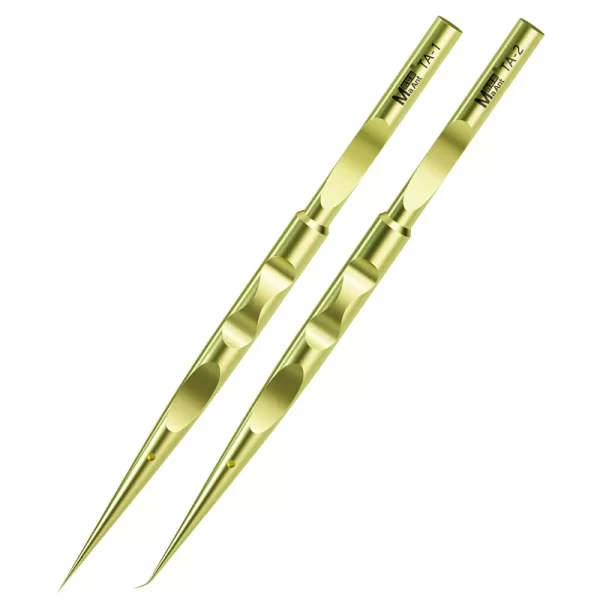MAANT TA 1 Titanium Alloy Precision Tweezers Anti Magnetic and Anti Slip Professional Level Repair Fingerprint