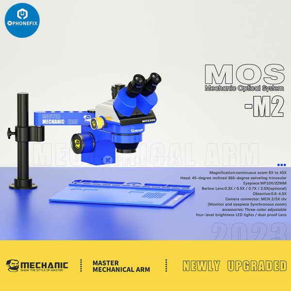 mechanic m2 m3 microscope swing arm aluminum alloy bracket china phonefix 7 32838307152101